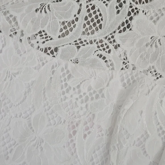 Lilly Pulitzer Allyson Lace Fit Flare Dress Resort White Size 16 - Picture 2 of 4